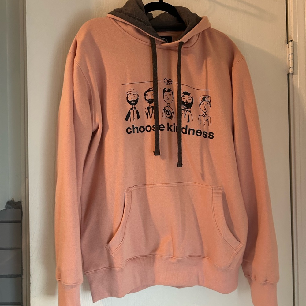 Cozy Orange Sweater with Graphic Print